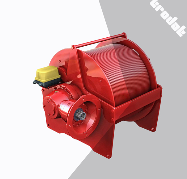 Marine hydraulic winch 3