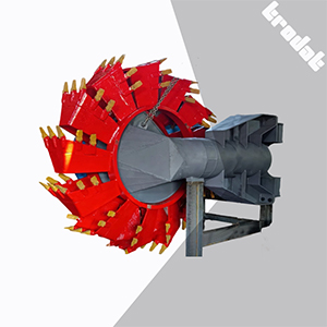 Bucket wheel driving device of dredger