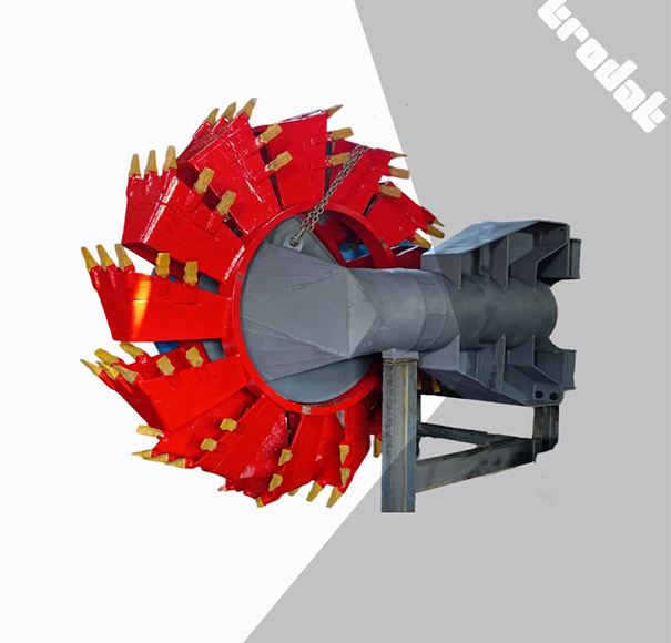 Bucket wheel driving device of dredger 3